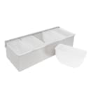 Tablecraft 1605 (5) Compartment Bar Garnish Tray - Flat Hinged Lid thumbnail 3