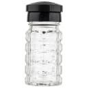 Tablecraft 163MPBK 1 1/2 oz Flip-top Lid Salt/Pepper Shaker - Glass, 3 1/2"H thumbnail 3