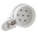 Tablecraft 163MPW 1 1/2 oz Flip-top Lid Salt/Pepper Shaker - Glass, 3 1/2"H thumbnail 5