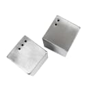 Tablecraft 167 1 1/2 oz Salt & Pepper Shaker Set - Stainless Steel, 3"H thumbnail 5