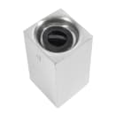 Tablecraft 167 1 1/2 oz Salt & Pepper Shaker Set - Stainless Steel, 3"H thumbnail 6