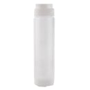 Tablecraft 16SV 16 oz Dual Way Squeeze Dispenser, Valve Top, 53mm Opening, Natural thumbnail 2