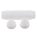 Tablecraft 16SV 16 oz Dual Way Squeeze Dispenser, Valve Top, 53mm Opening, Natural thumbnail 5