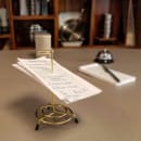 Tablecraft 172 6" Check Spindle - Brass, Gold thumbnail 2