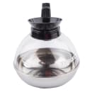 Tablecraft 18 64 oz Coffee Decanter, Poly w/ Stainless Base, Black Handle thumbnail 5