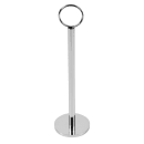 Tablecraft 1908 Mediterranean Number Stand, 8" Tall, Flat Bottom, Chrome thumbnail 2