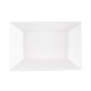 Tablecraft 20029W 7 3/8" x 4 7/8" Rectangular Better Burger Tray - Melamine, White thumbnail 2