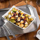 Tablecraft 20029W 7 3/8" x 4 7/8" Rectangular Better Burger Tray - Melamine, White thumbnail 5