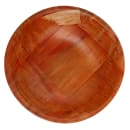Tablecraft 205 5 1/2" Woven Wood Salad Bowl, Mahogany, Round Bottom, 4 Ply thumbnail 3