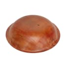 Tablecraft 205 5 1/2" Woven Wood Salad Bowl, Mahogany, Round Bottom, 4 Ply thumbnail 4