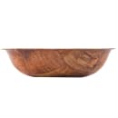 Tablecraft 206 6" Woven Wood Salad Bowl, Mahogany, Round Bottom, 4 Ply thumbnail 3