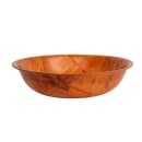 Tablecraft 207 7" Woven Wood Salad Bowl, Mahogany, Round Bottom, 4 Ply thumbnail 2