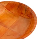 Tablecraft 207 7" Woven Wood Salad Bowl, Mahogany, Round Bottom, 4 Ply thumbnail 5