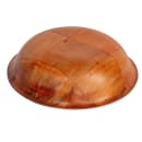 Tablecraft 207 7" Woven Wood Salad Bowl, Mahogany, Round Bottom, 4 Ply thumbnail 6