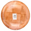 Tablecraft 208 8" Woven Wood Salad Bowl, Mahogany, Round Bottom, 4 Ply thumbnail 4