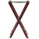 Tablecraft 21 Tray Stand, Teakwood, 2 Bottom Crossbars, Washable, Replaceable Webbing thumbnail 2