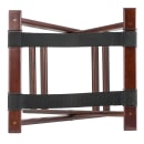 Tablecraft 21 Tray Stand, Teakwood, 2 Bottom Crossbars, Washable, Replaceable Webbing thumbnail 5