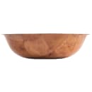 Tablecraft 210 10" Woven Wood Salad Bowl, Mahogany, Round Bottom, 4 Ply thumbnail 3