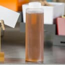 Tablecraft 2112C-1 12 oz Squeeze Dispenser, Soft Polyethylene, Natural, White thumbnail 2