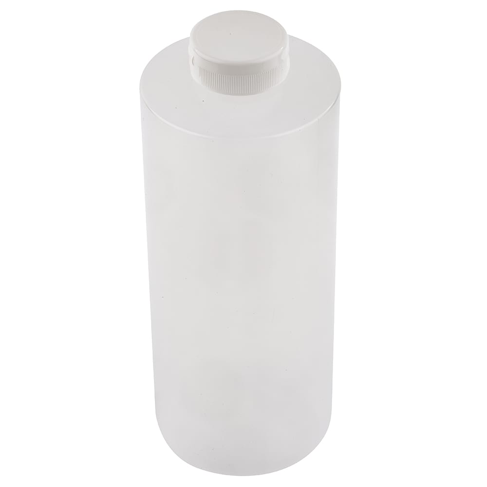 Tablecraft 2132C 32 oz Squeeze Dispenser, Soft Polyethylene, Natural, White