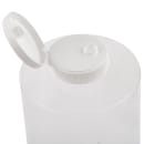 Tablecraft 2132C 32 oz Squeeze Dispenser, Soft Polyethylene, Natural, White thumbnail 3