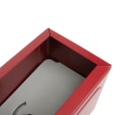 Tablecraft 2211 Napkin Dispenser, 4 3/4 x 3 7/8 x 7 1/2", Full Size, Red thumbnail 5