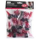 Tablecraft 2246A 1 oz Plastic Proper Pour w/ Black Collar, Red Dip Tube thumbnail 6