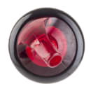 Tablecraft 2248A 1 1/4 oz Plastic Proper Pour w/ Black Collar, Clear Dip Tube thumbnail 4