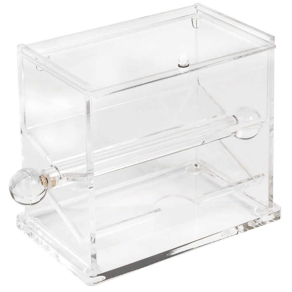 Tablecraft 226 Single Sided Stir Stick Dispenser - Clear