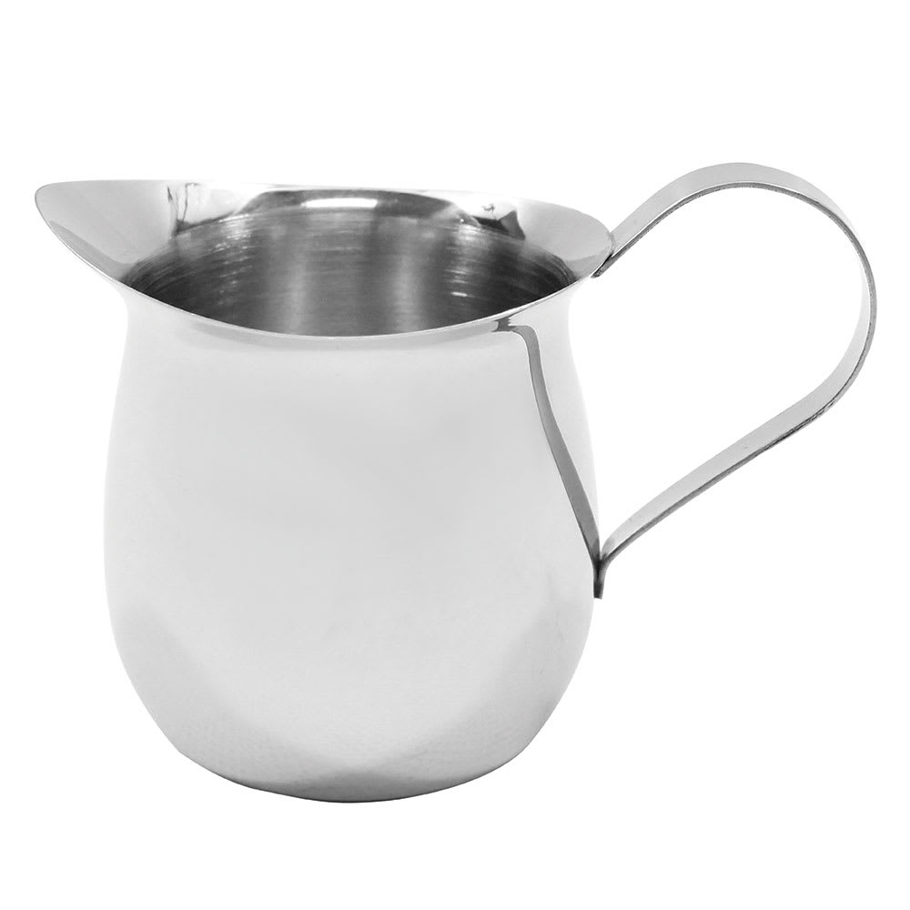 Tablecraft 2308 8 oz Creamer - Mirrored Stainless Steel, Silver