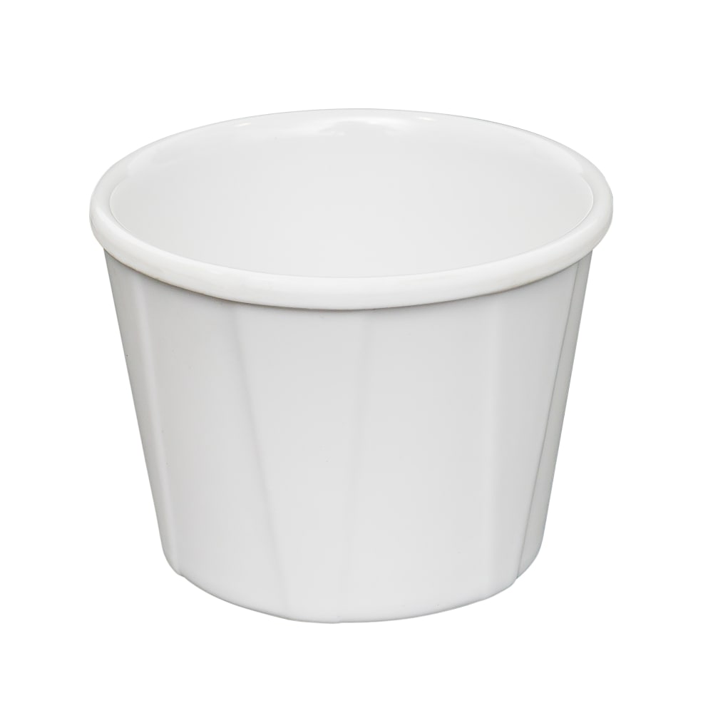 Tablecraft 240003 2 oz Round Souffle Cup, Melamine