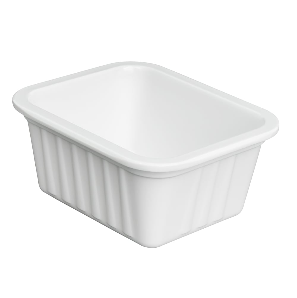 Tablecraft 240009 3 oz Melamine Sauce Cup, White
