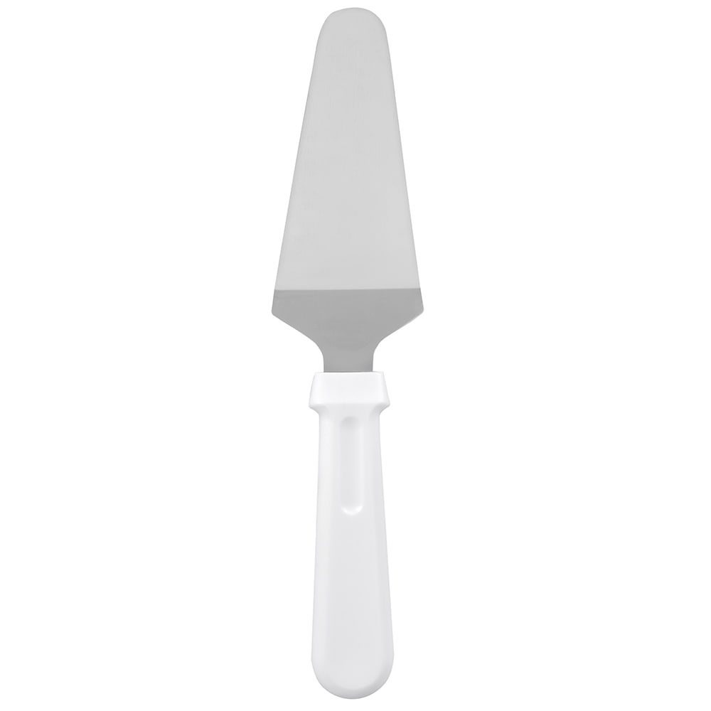 Tablecraft 242W 11" Server, Stainless Steel Blade, White ABS Handle