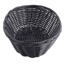 Tablecraft 2474 Handwoven Basket, 9 x 6 x 2 1/2", Polypropylene Cord, Black thumbnail 5