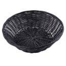 Tablecraft 2475 Handwoven Basket 8 1/2 x 2 1/4", Polypropylene Cord, Oval, Black thumbnail 3