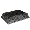 Tablecraft 2488 Rectangular Handwoven Basket, 14 x 10 x 3", Poly, Black thumbnail 4