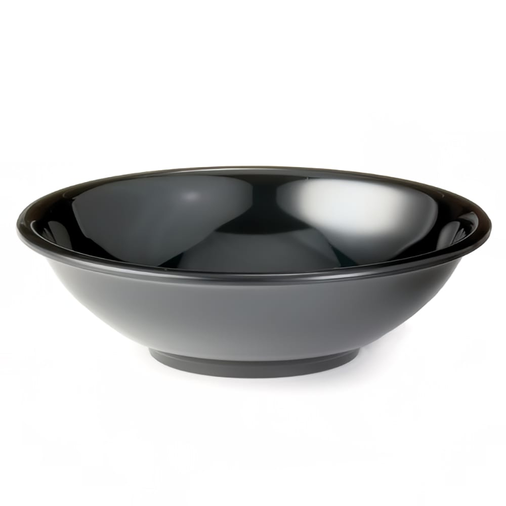 Tablecraft 252B 12 oz Round Melamine Bowl, Black