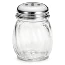 Tablecraft 260SL 6 oz Cheese Shaker, Swirled Glass, Chrome Plated thumbnail 6
