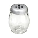 Tablecraft 260SL-1 6 oz Swirl Glass Cheese Shaker w/ Slotted Top, Chrome thumbnail 2