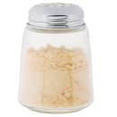 Tablecraft 261 8 oz Cheese Shaker w/ Modern Glass, Chrome Plated Perforated Top thumbnail 2