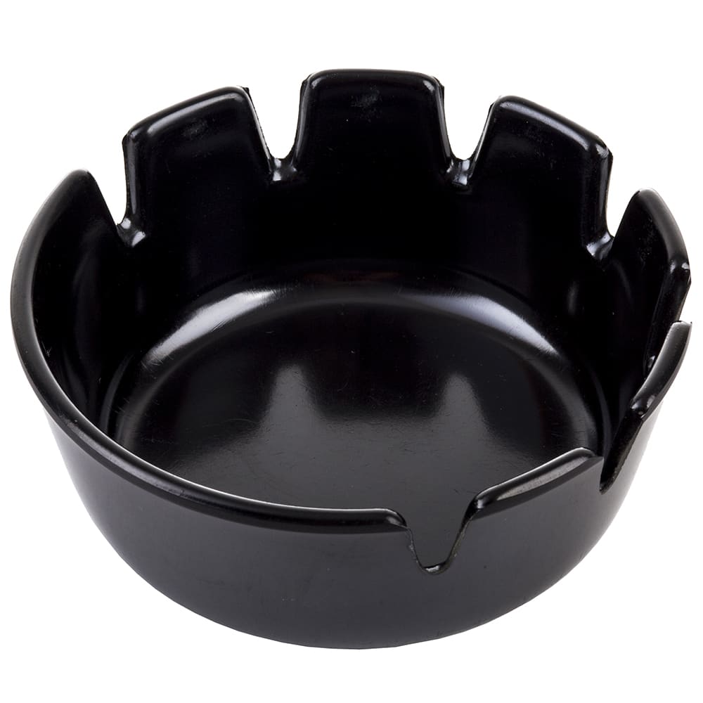 Tablecraft 263B-1 Ashtray, Black Phenolic, Deep Well