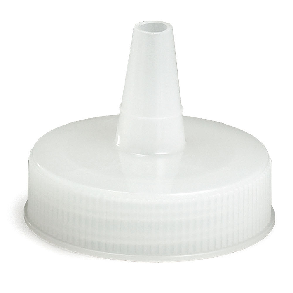 Tablecraft 300TC Squeeze Dispenser Top w/ Wide Tip, Natural