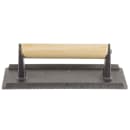 Tablecraft 3033 Cast Iron Steak Weight w/ Wood Handle thumbnail 5