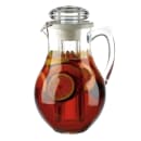 Tablecraft 319 64 oz Plastic Pitcher w/ Ice Core, Clear thumbnail 11
