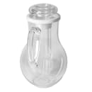 Tablecraft 319 64 oz Plastic Pitcher w/ Ice Core, Clear thumbnail 3