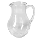 Tablecraft 319 64 oz Plastic Pitcher w/ Ice Core, Clear thumbnail 5