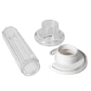 Tablecraft 319 64 oz Plastic Pitcher w/ Ice Core, Clear thumbnail 8