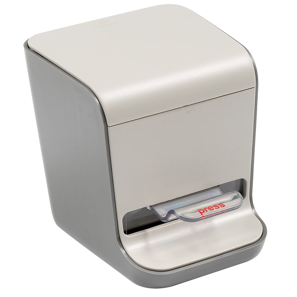 Tablecraft 336P Top Loading Toothpick Dispenser - 4 1/8" x 3 1/2" x 3 3/4", Plastic, Gray