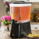 Tablecraft 353DP 3 gal Beverage Dispenser - Plastic Container, Black Base thumbnail 2