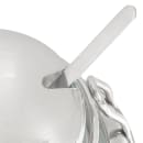 Tablecraft 357 Round 6 oz Condiment Server - Clear/Silver thumbnail 6